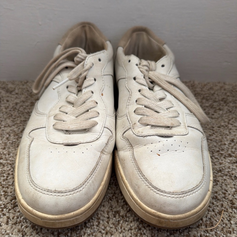 Madewell Women’s Shoes Size 10 Style Code HO22 Mc696 White Leather Sneakers